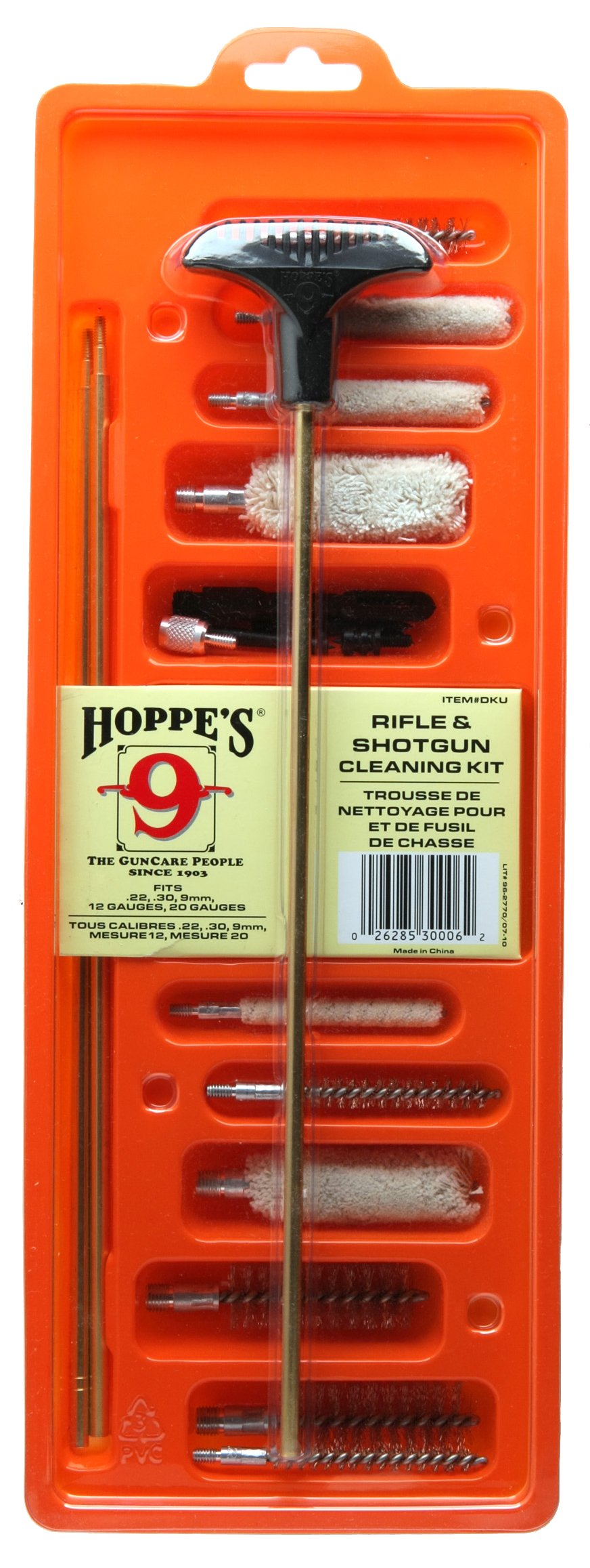 Hoppe's No. 9 Dry Cleaning Kit, Universal Rifle/Shotgun