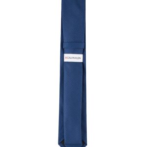 Calvin Klein Men's King Cord II Neck Tie, Navy, One Size