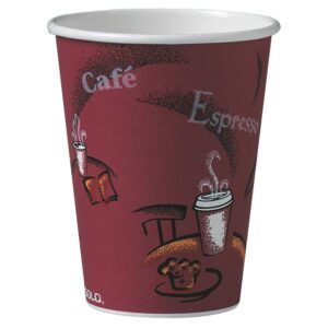 solo 412sin-0041 12 oz bistro ssp paper hot cup (case of 1000)