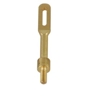 tipton slotted tip jag .22-.29 caliber with solid brass construction for firearm cleaning and maintenance