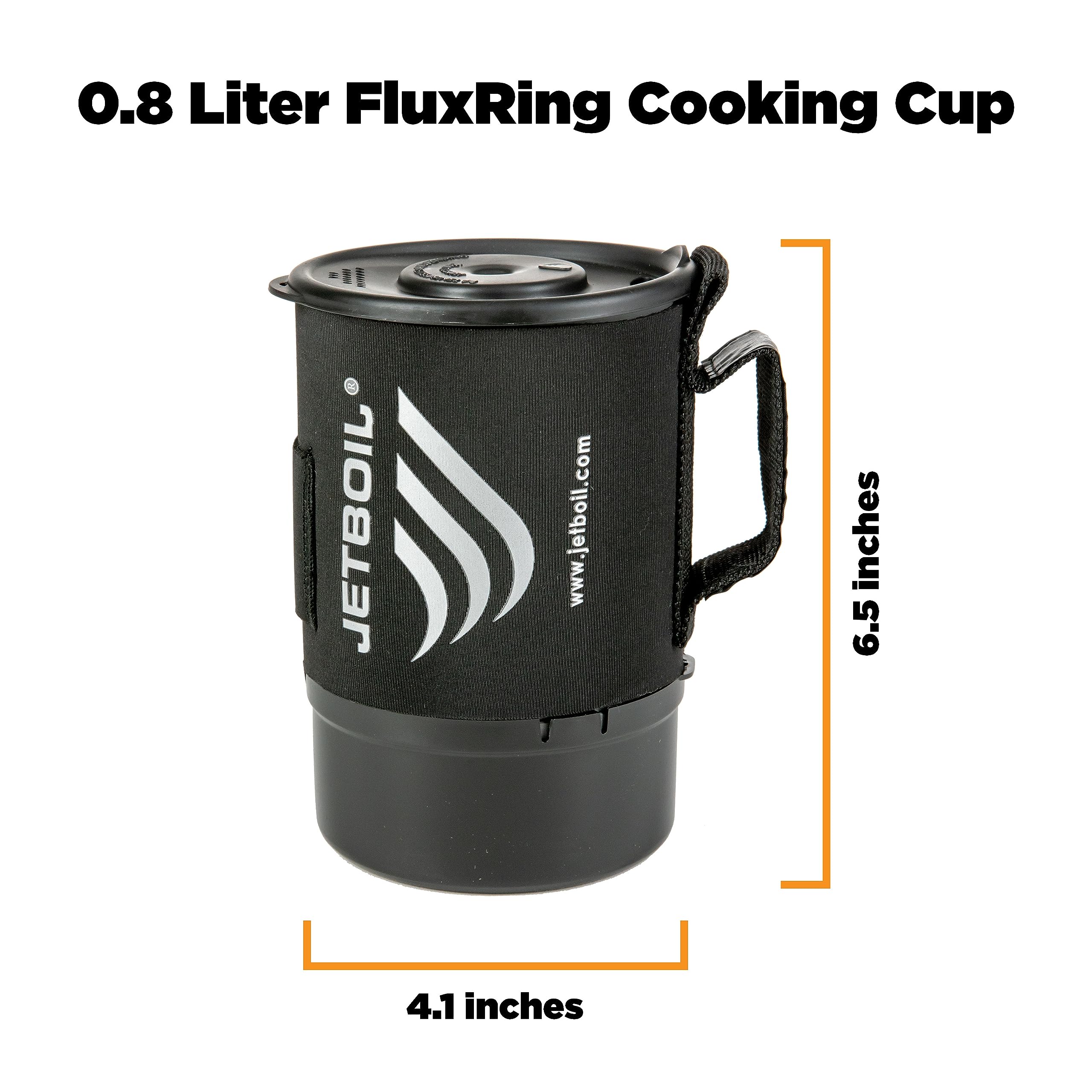 Jetboil Zip Camping Stove Cooking System, Carbon