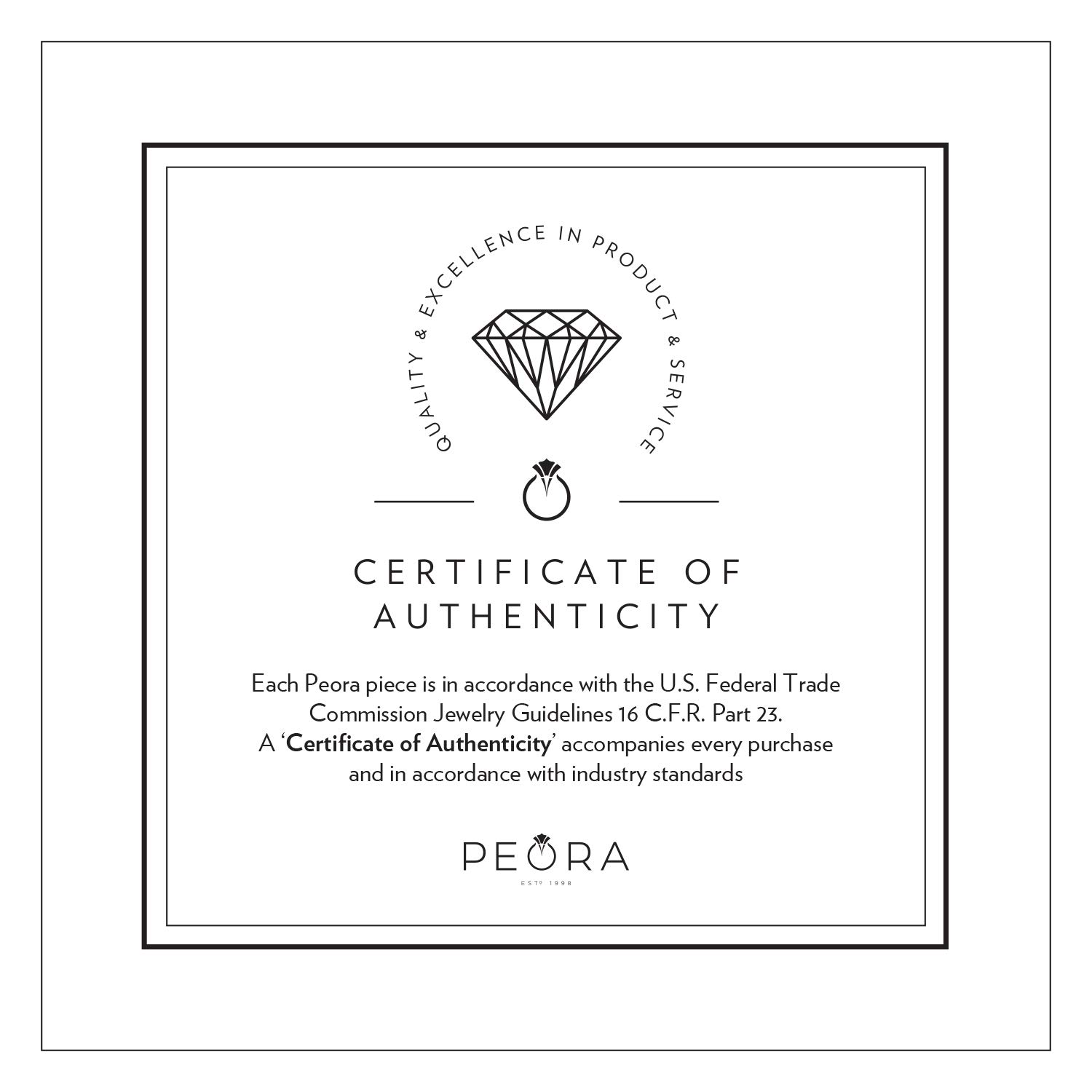 PEORA Peridot Solstice Ring for Women 925 Sterling Silver, Natural Gemstone Birthstone, 0.50 Carat Round Shape, Comfort Fit, Size 9