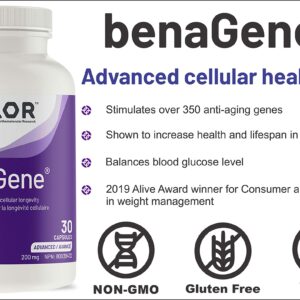 AOR, benaGene, Supports Healthy Aging, Energy and Longevity, Dietary Supplement, 30 servings (30 capsules)