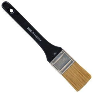 liquitex 1300602 professional freestyle large scale brush, universal flat 2-inch , black