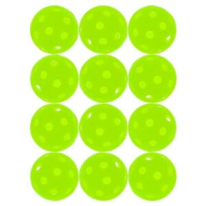 Jugs Sports Pickleballs, Vision Enhanced Green, 1 Dozen