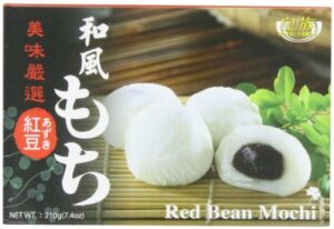 royal family japanese mochi red bean, 7.4-ounce (pack of 8)