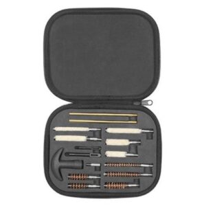 allen company handgun multi-caliber cleaning kit, 16 pieces