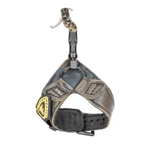 tru-fire hardcore buckle foldback adjustable archery compound bow release - camo wrist strap with foldback design