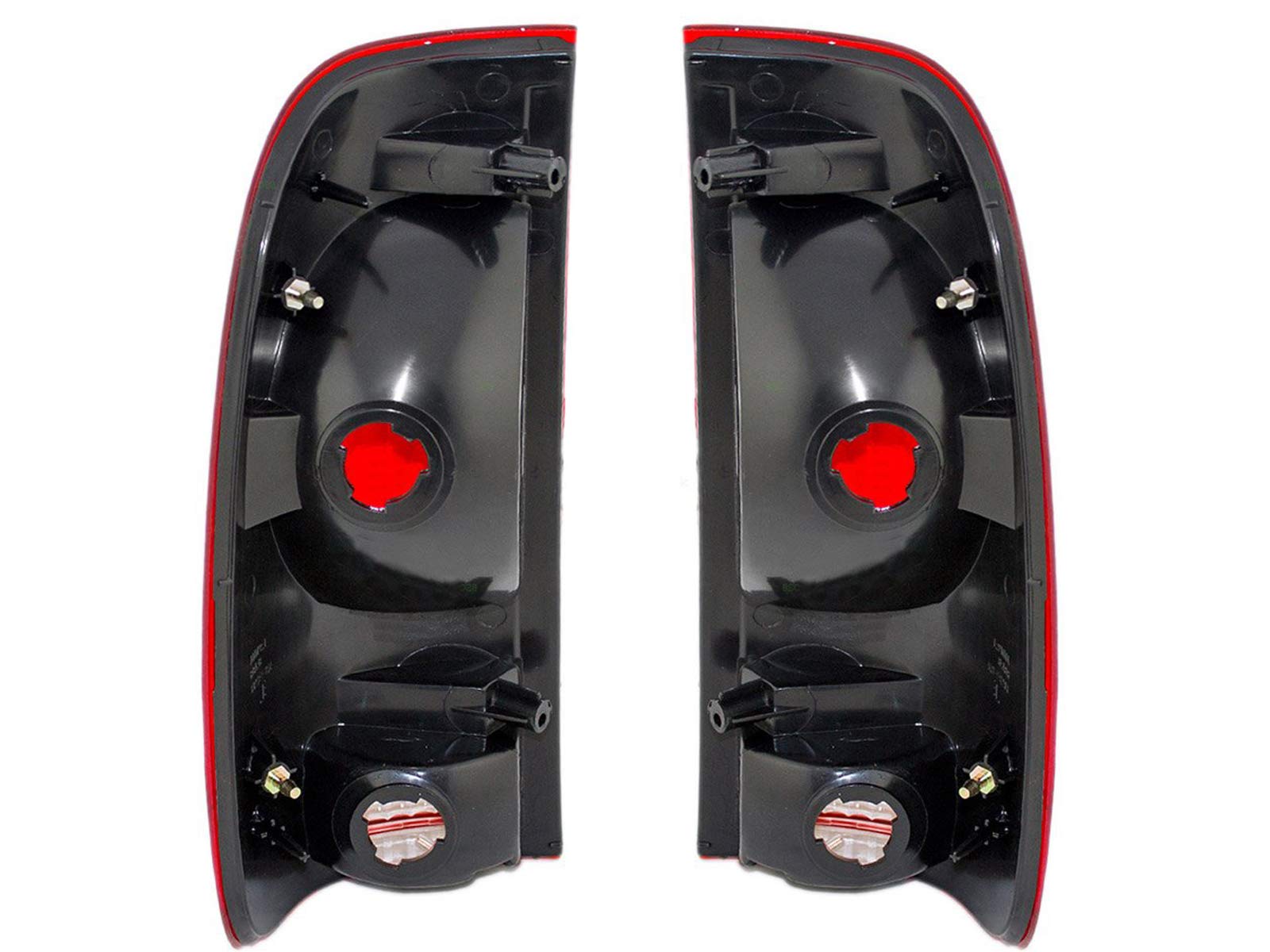 EPIC LIGHTING AMOE Replacement Rear Brake Tail Lights Assembly Compatible with Ford 97-03 F-150 Styleside 97-99 F-250 Light Duty 99-07 Super Duty [ FO2800117 F85Z13405CA FO2801117 F85Z13404CA ] Pair