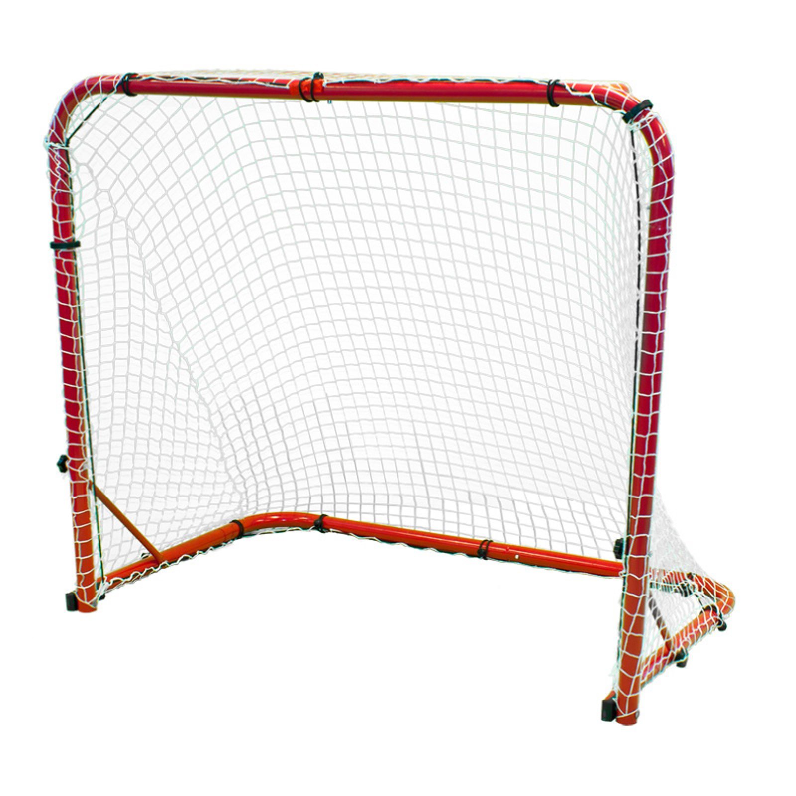 Park & Sun Sports "Street Ice Hockey Goal with Folding Steel Frame and Nylon Bungee Slip Net, 54" W x 44" H x 24" D, Blue