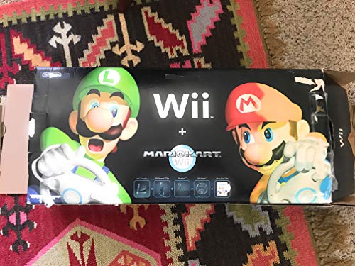 Wii Console with Mario Kart Wii Bundle - Black