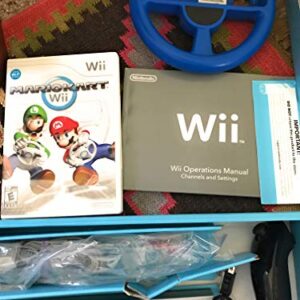 Wii Console with Mario Kart Wii Bundle - Black