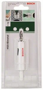 bosch 2609255600 hss bi-metal holesaw with diameter 19mm