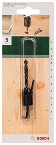 bosch 2609255218 wood drill bit with 90 degree countersink/diameter 5mm