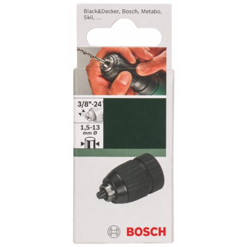 Bosch 2609255707 1.5-13mm 3/8-inch x 24-Thread Keyless Chuck