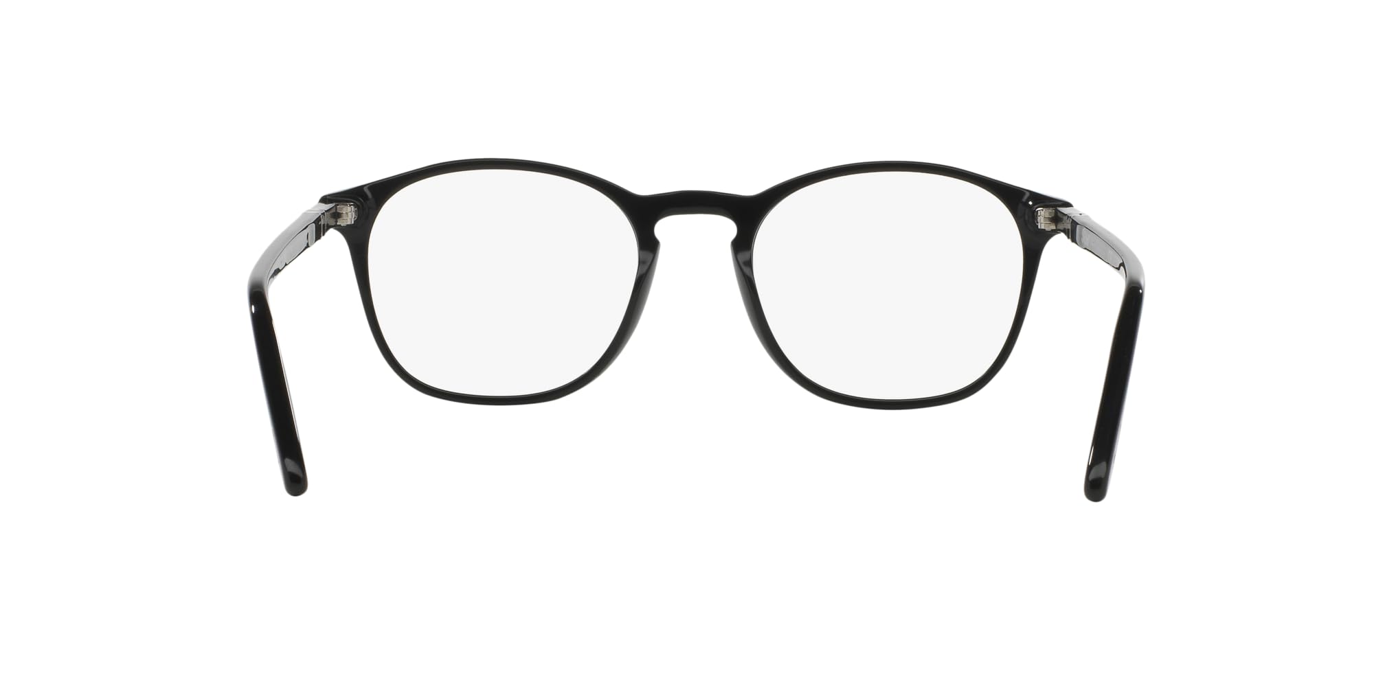 Persol PO3007V Square Prescription Eyewear Frames, Black/Demo Lens, 50 mm