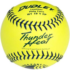 dudley usssa thunder heat fast pitch softball - 12 pack