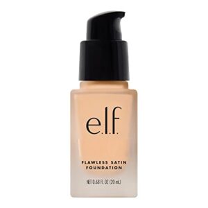 e.l.f. Flawless Finish Foundation, Improves Uneven Skin Tone, Lightweight, Medium Coverage & Semi-Matte, Vegan & Cruelty-Free, Bisque, 0.68 Fl Oz