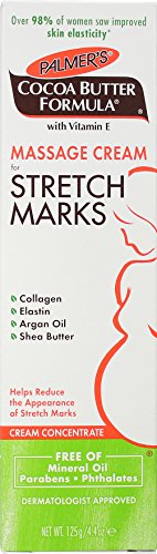 Palmer's Cocoa Butter Formula Massage Cream for Stretch Marks and Pregnancy Skin Care, 4.4 Ounces (Pack of 2)