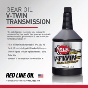 Red Line RED42804 V-Twin Transmission Oil, 1 Quart, 1 Pack