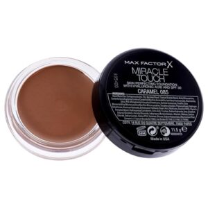 Max Factor Miracle Touch Liquid Illusion Foundation, No. 85 Caramel,1per Pack (1 x 11.5 g)