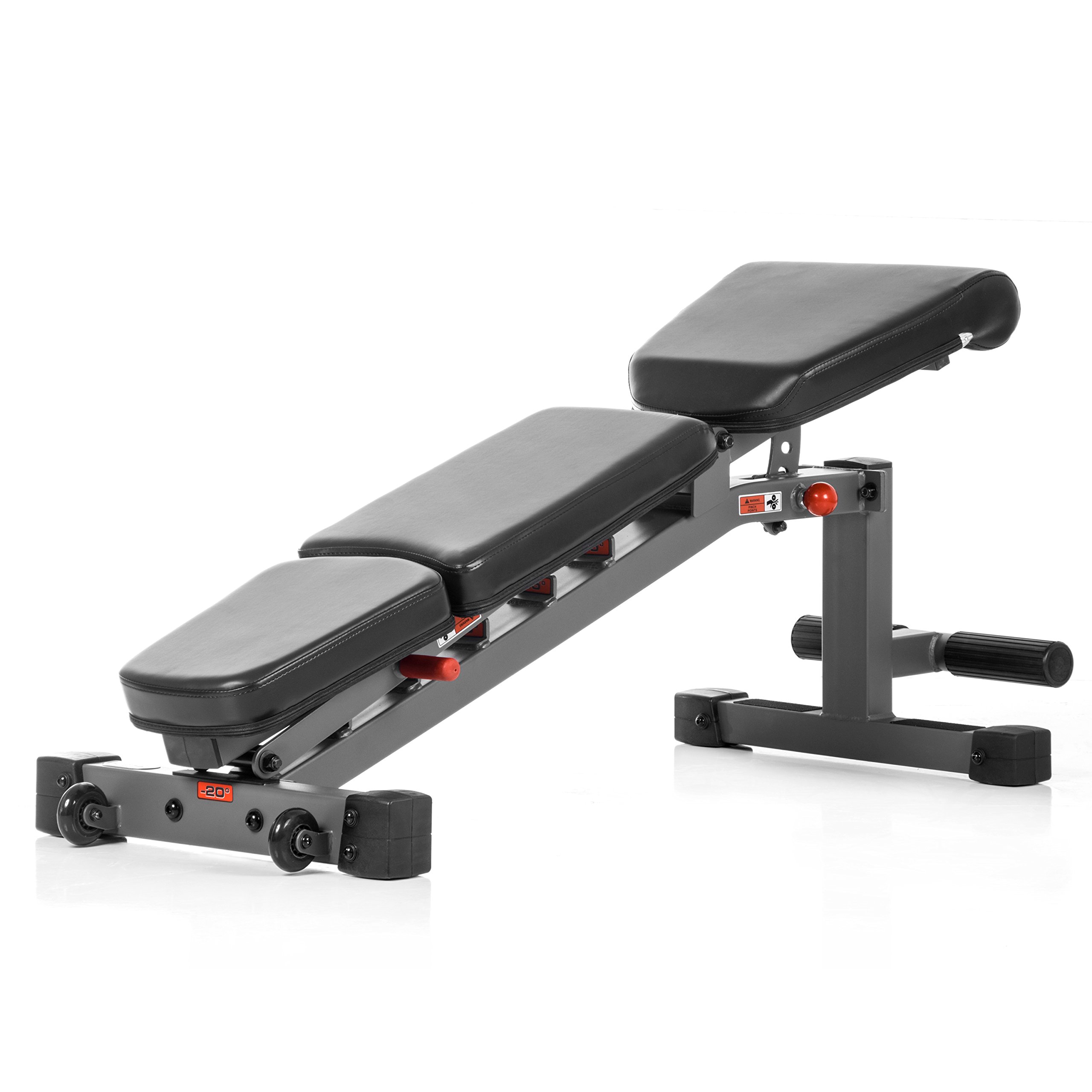 XMark Adjustable Weight Benches, Full Incline Decline Exercise Bench, 1500 lb Wgt Capacity, Heavy Duty, Super Sturdy Adjustable Bench for Weight Lifting