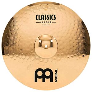 meinl 20" medium ride cymbal - classics custom brilliant - made in germany, 2-year warranty (cc20mr-b)