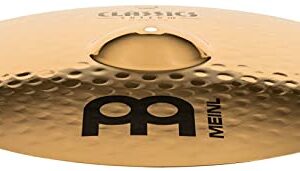 Meinl 20" Medium Ride Cymbal - Classics Custom Brilliant - Made in Germany, 2-YEAR WARRANTY (CC20MR-B)