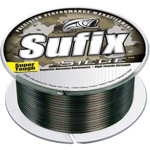 Sufix Siege 330-Yards Spool Size Fishing Line (Camo, 8-Pound)