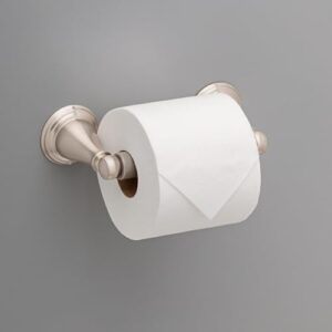 DELTA 79650-BN Windemere Toilet Paper Holder, 8.31 x 3.46 x 2.36 Inches, SpotShield Brushed Nickel