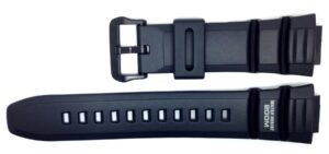 casio genuine replacement watch strap 10302043 watch ae-2000w-1avh, wv-200a-1avd + other models, resin