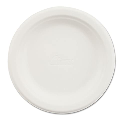 Chinet 21225 Paper Dinnerware, Plate, 6-Inch dia, White, 1000/Carton