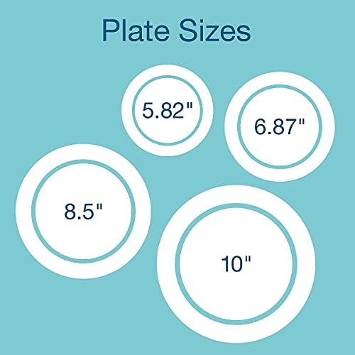 Chinet 21225 Paper Dinnerware, Plate, 6-Inch dia, White, 1000/Carton