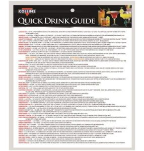 collins accessories quick drink guide, brown