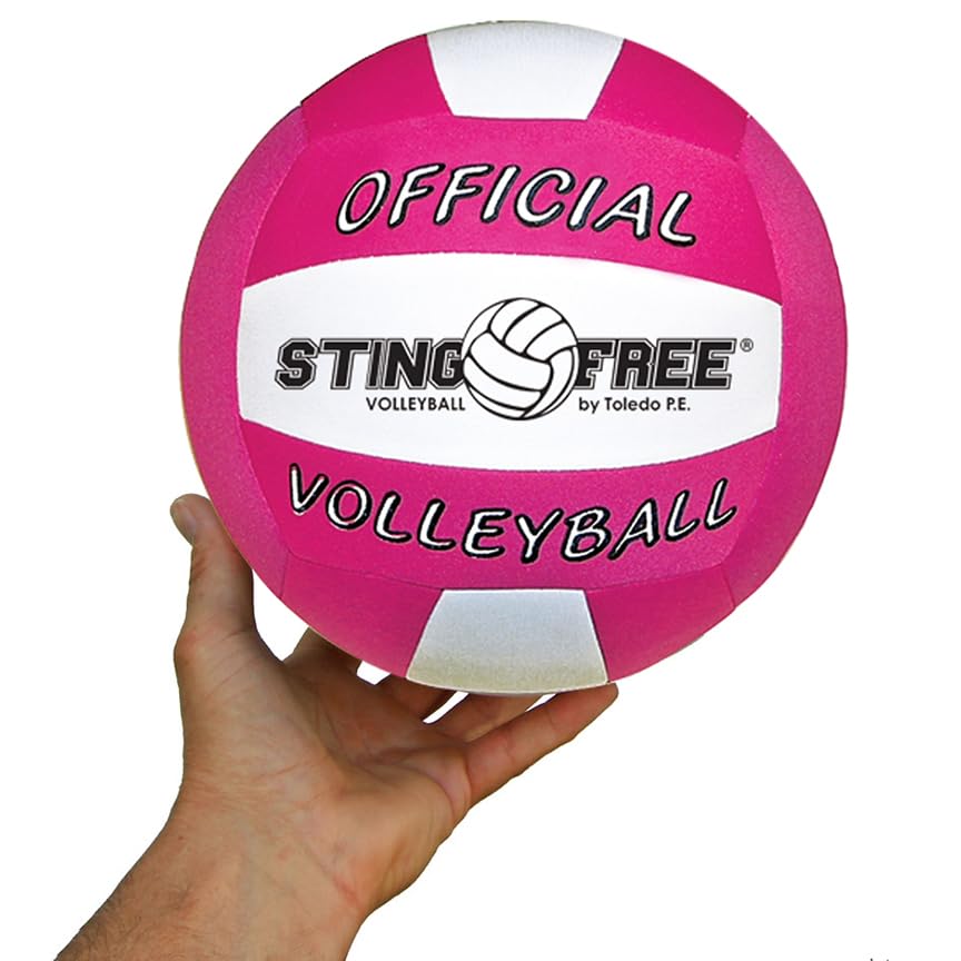 Great Lakes Sports Soft, Sting-Free Volleyballs for Elementary age Children and Physical Education, sold as a set of 6