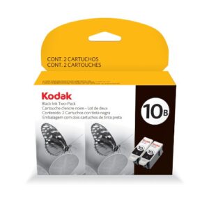 kodak 8240236 10b ink cartridge two-pack ink (black)