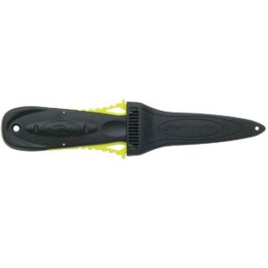 stohlquist squeeze lock knife, yellow, one size