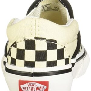 Vans Unisex CLASSIC SLIP-ON Sneakers, Black/White Checkerboard/White, 5 M US Toddler