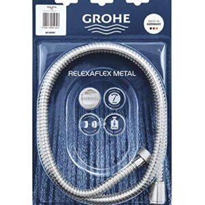 Grohe 28140000 79" Metal Hose, Chrome