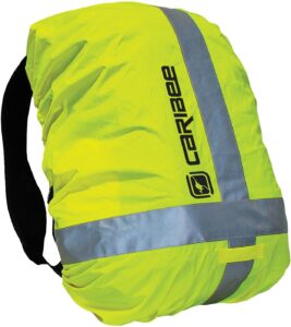 caribee waterproof safety rain shell (fluro yellow)