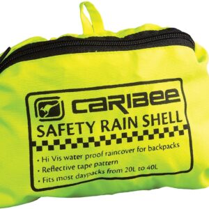 Caribee Waterproof Safety RAIN Shell (Fluro Yellow)