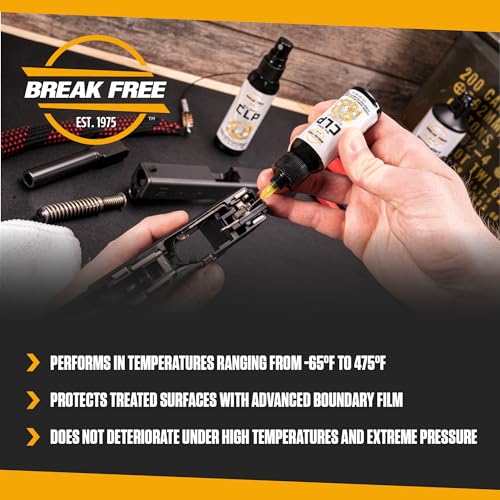 Break Free CLP Cleaner Lubricant and Preservative Gun Cleaner, Synthetic Oil, 68 fluid ounces