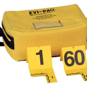 EVI-PAQ Tent Kit with Case - 1-60 Cut Out Tent (Yellow)