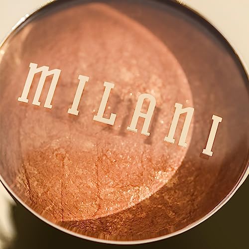 Milani Baked Bronzer - Soleil, Cruelty-Free Shimmer Bronzing Powder to Use For Contour Makeup, Highlighters Makeup, Bronzer Makeup, 0.25 Ounce