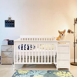 Dream On Me 5 in 1 Brody Convertible Crib with Changer