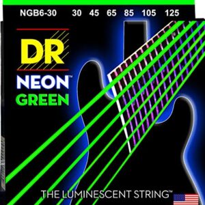 DR Strings HI-DEF NEON Bass Guitar Strings (NGB6-30)