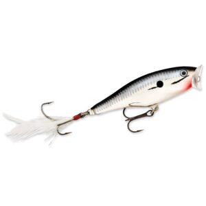 Rapala Skitter Pop 05 Fishing lure, 2-Inch, Chrome