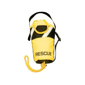 Outcast Sporting Gear Rescue Bag - High-Visibility Reflective Durable Reliable Fast Reloading 75ft Rope Floating Throwable Safety Equipment for Fishing & Rafting