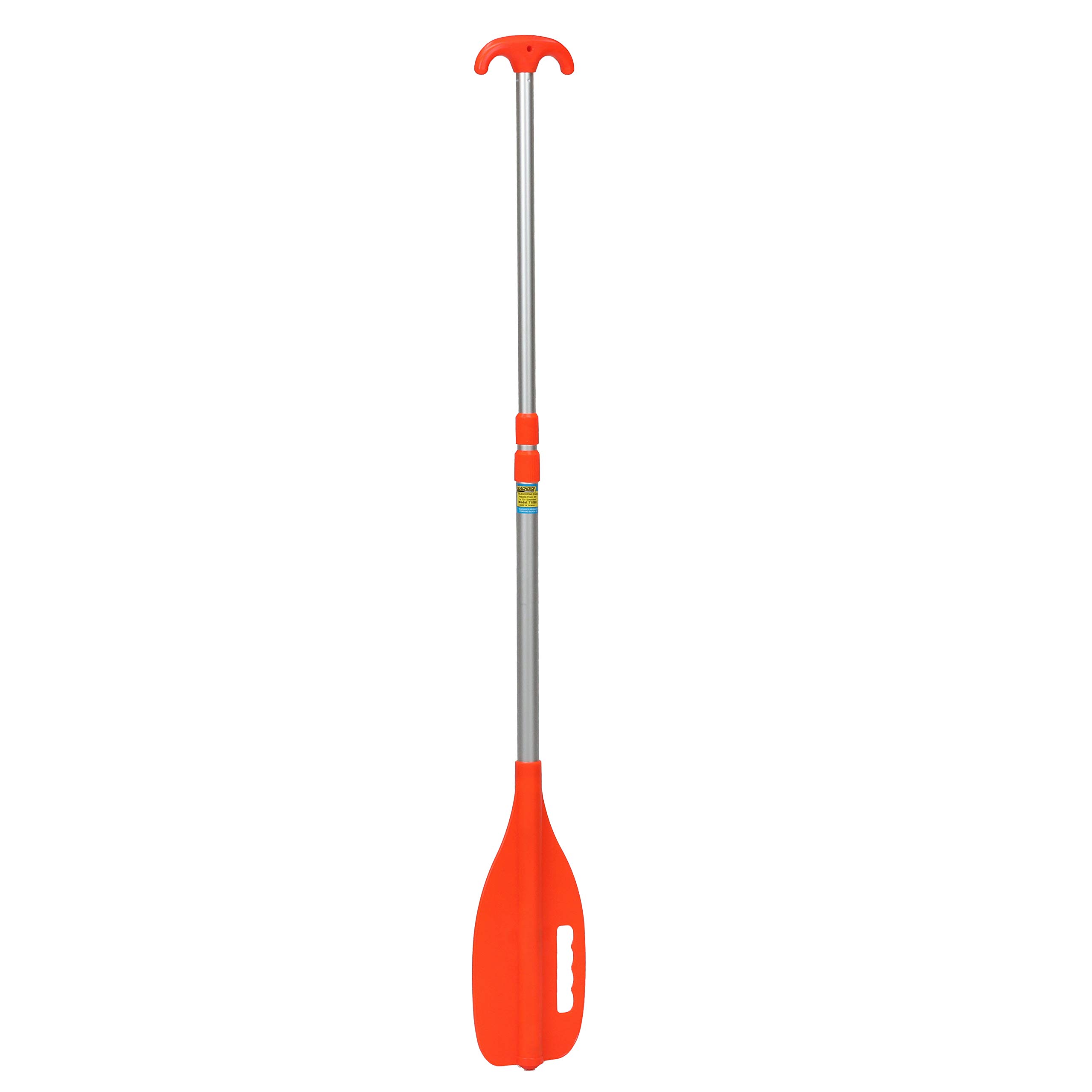 Seachoice Emergency Multi-Purpose Telescoping Boat Hook and Paddle, Orange, 26” to 72”