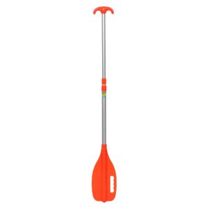 Seachoice Emergency Multi-Purpose Telescoping Boat Hook and Paddle, Orange, 26” to 72”